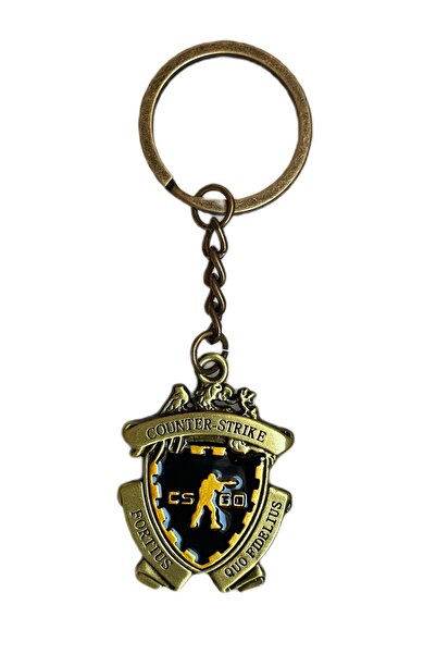 Schulzz CS GO Counter Strike HQ Vintage Logo Oyuncu Anahtarlık