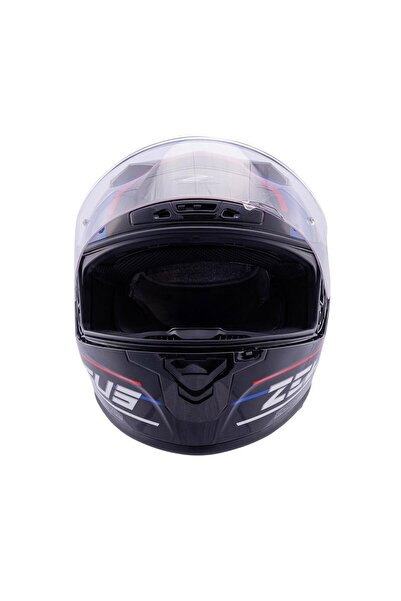 ZEUS ZS-826 Pearl Black Blue BK15 Kapalı Kask