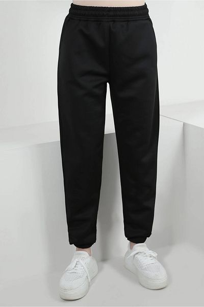 neocotton Βαμβακερό Jogger Sweatpants - 2 κλωστές, τσέπη, ελαστική μέση και πόδι, μήκος σερβιτόρου