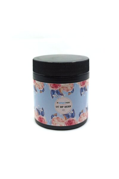 epoksimod UV REÇİNE EPOKSİ ŞEFFAF DEEP TYPE WİRE ARTS TEL ÇİÇEK , TAÇ YAPIMINA UYGUN UV DEEP RESİN 100 GR