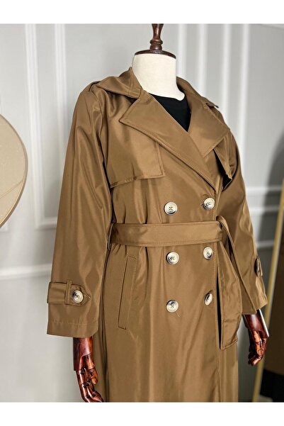 Limon X LİMON X UZUN CEPLİ TRENCHCOAT