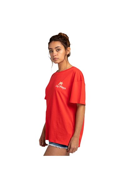 BİLLABONG Billabong La Playa Women's Red T-Shirt
