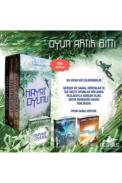 Penguin Books 3 Book Box Set - Life Game, Jigsaw, Game Master by James Dashner