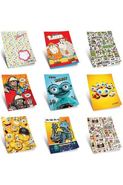 Uninote Caiet Çınar A5 Kaye (cu cusături) Copertă din carton cu dungi 80 de c...