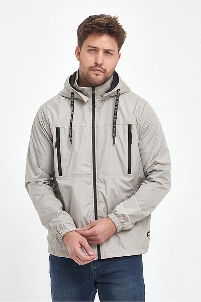 Cavla Collection Men's Solid Color Chest Pocket Rainboard