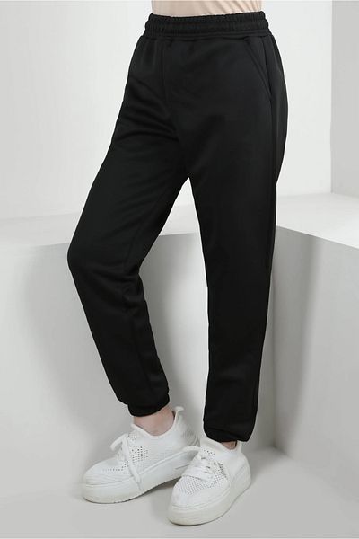 neocotton Βαμβακερό Jogger Sweatpants - 2 κλωστές, τσέπη, ελαστική μέση και πόδι, μήκος σερβιτόρου
