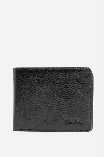 Grande Genuine Leather Men's Wallet Black 1504