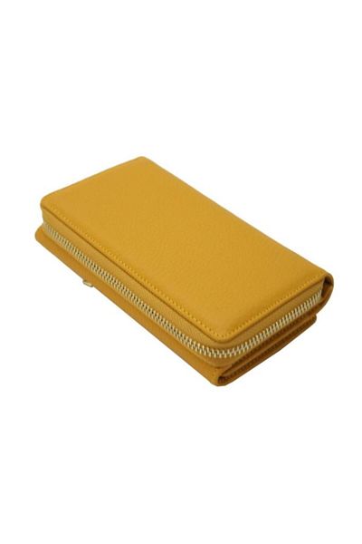 Grande Yellow Genuine Leather Women's Wallet - 2715