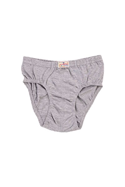Ceylanoğlu Erkek Çocuk Gri Penye 6'lı Paket Külot