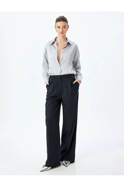 Koton Classic Lapel Regular Fit Long Sleeve Shirt