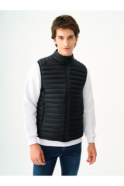 Loft Black Men's Vest Lf 2033222
