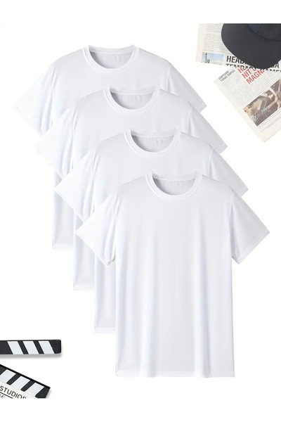 Karatopak Πακέτο 4 Unisex Oversize Basic T-Shirt