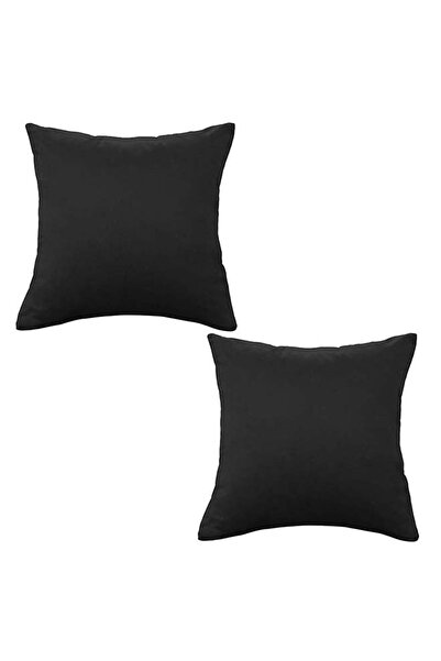 soufa dibaj مجموعة من قطعتين من الوسائد المزخرفة المخملية الناعمة بتصميم سادة...