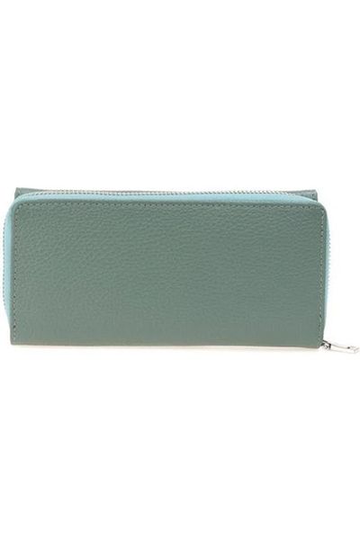 Grande Water Green Genuine Leather Women's Wallet - 2636