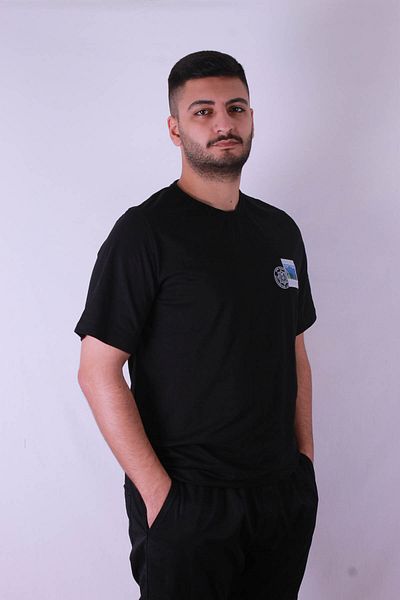 trender Tricou pentru bărbați Ausgabetag Mountain Print negru