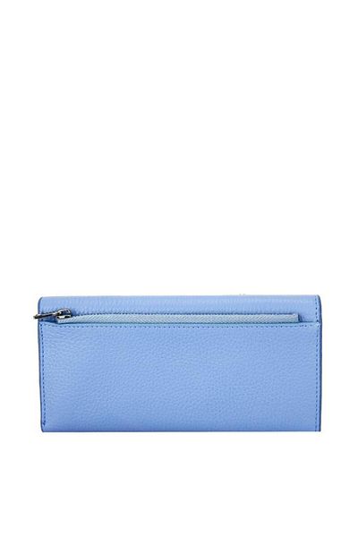 Grande Ice Blue Genuine Leather Women's Wallet - 2801