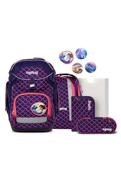 Ergobag Set ghiozdan 6 buc. Include set de scai
