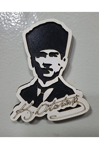 Tasarım 8x6 cm Mustafa Kemal Atatürk Magnet