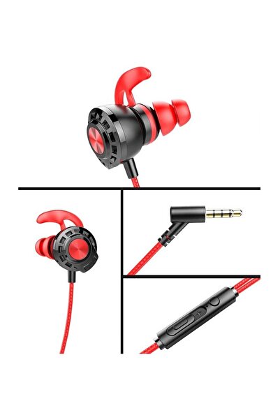 Rampage Proud Rm-k36 Kırmızı Kablolu Kulak Içi Oyuncu Kulaklığı