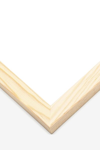 Postifull Ahşap Çerçeveli Tablo Seti, Soft Bej Fotoğraf Duvar Tablosu, 3 Adet Poster Seti, No:300703