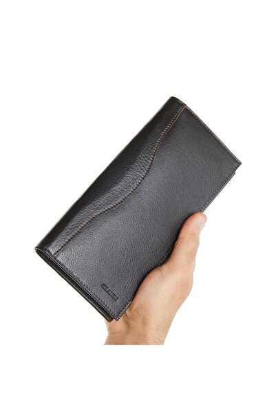 Grande Γνήσιο δέρμα Ανδρικό Παπούτσια Σαλόνι Καφέ 1361