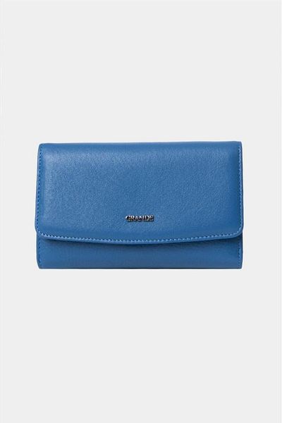 Grande Blue Genuine Leather Women's Wallet - 2725