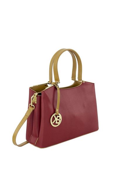 KRISTE BELL Red-Tan Women's Bag 7249