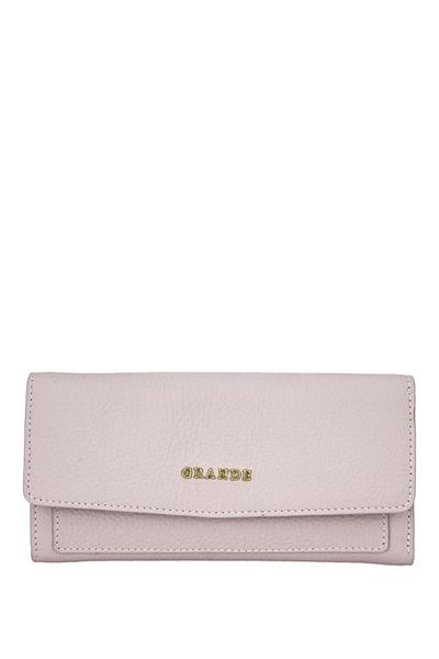 Grande Genuine Leather Women's Wallet Lilac 2801