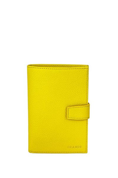 Grande Genuine Leather Men's Wallet Yellow 2462