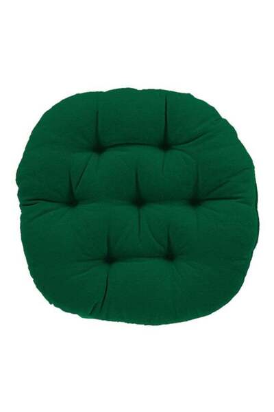 House One Square Soft Velvet Decorative Cushion Attractive Colors - Dark Green