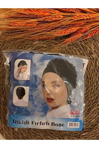 Limosa Tesettür Fırfırlı Dikişli Kaymaz Bone