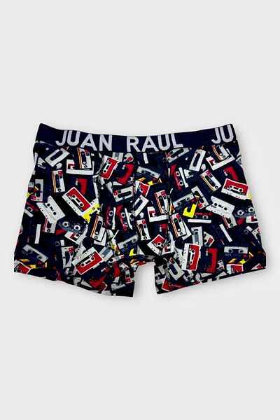 Juan Raul Retro Cassette Patterned Men's Boxers - Db218