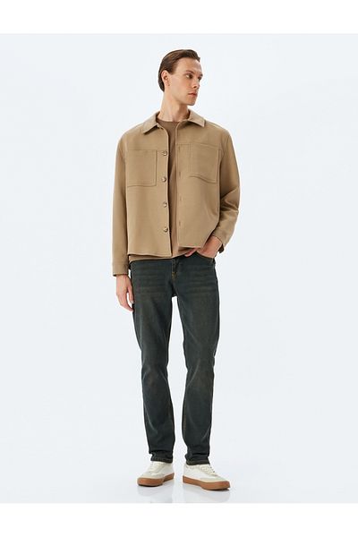 Koton Brad Slim Petrol Men 5Sam40053Id
