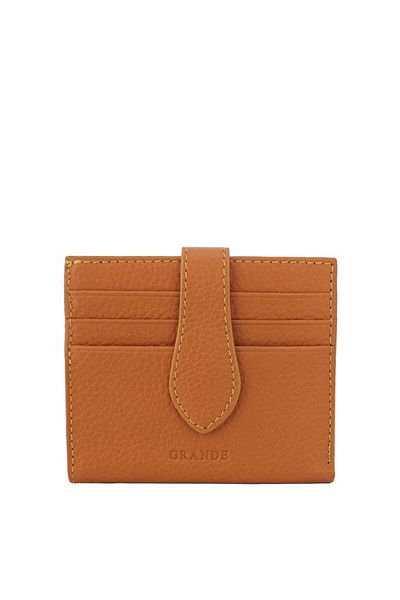 Grande Orange Genuine Leather Card Holder - 800 Model