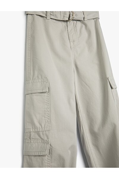 Koton Kız Çocuk Kargo Cepli Pantolon