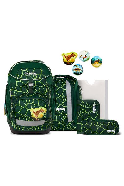 Ergobag Set ghiozdan 6 buc. Include set de scai