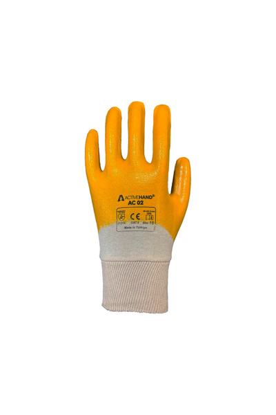 ACTIVEHAND قفازات مقاومة للزيت مطلية بالنيترايل Ac-02
