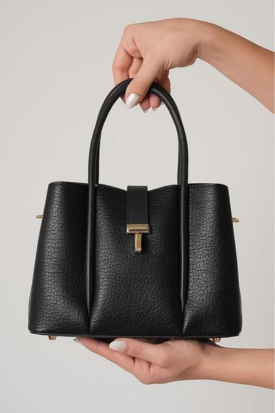 KRISTE BELL Patent Leather Black Women's Bag - 26951