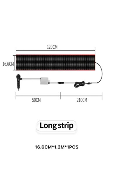 Teknotopia LED Matrix Panel Kamyon ve Tır Için Uzaktan Kumandalı Dijital Ekra...