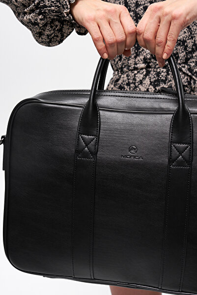 MORCA Servietă pentru laptop Macbook Organizer 15,6" și 16" inch, neagră