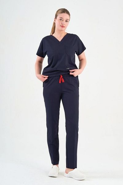 Owlet Medikal Costum uniformă din Lycra bleumarin închis