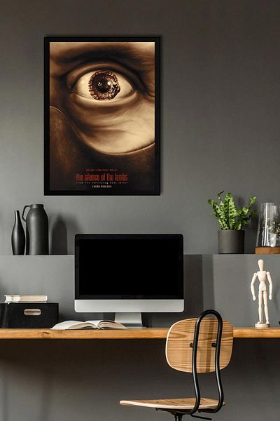 Saturn Silence of the Lambs Pictură înrămată - Pictură poster de film