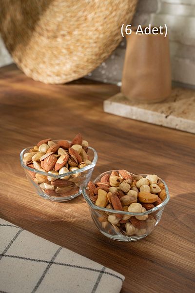 Queen’s Kitchen Violete Set of 6 Glass Snack Bowl