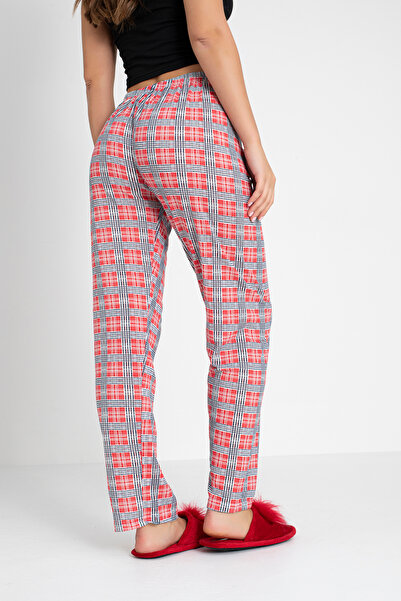 DONEX ملابس نوم نسائية قطنية رفيعة قابلة للتنفس مع تفاصيل خصر وشريط مطبوع بدو...