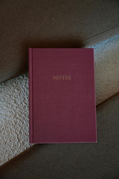 hiddenpaperco Cloth Lined Unlined Notebook 15