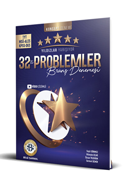 Bes Yayınları TYT MSÜ ALES KPSS DGS Problemler Yıldızlar Yarışıyor 32 li Branş Denemesi