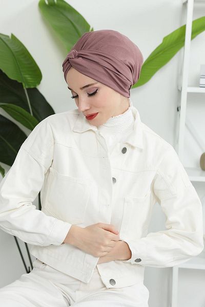 Aisha's Design Mihrace Combed Cotton Bonnet,b-4