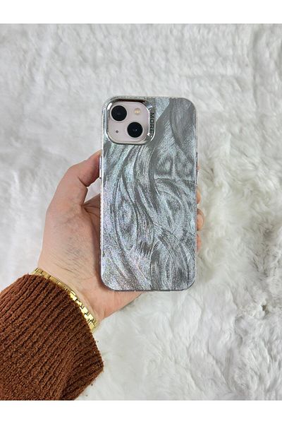 Vip Case متوافق مع هاتف iPhone 13/14/15 - حافظة شفافة أنيقة وعصرية بتصميم رائع