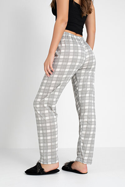 DONEX Spodní díl dámského pyžama s potiskem – bavlna, tenký prodyšný, detaily v pase se stuhou