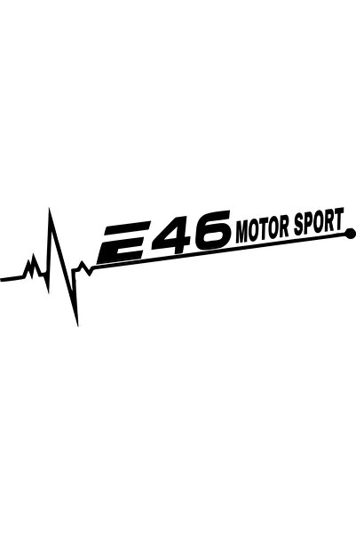 Birim Matbaa ملصق سيارة E46 MOTOR SPORT BEAT (30X11 سم)